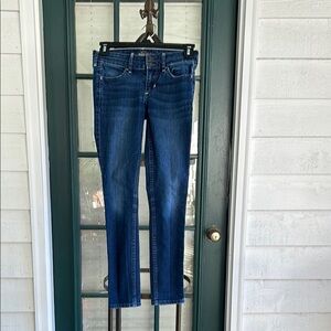Hollister Blue Skinny Jeans with Classic Denim Detailing